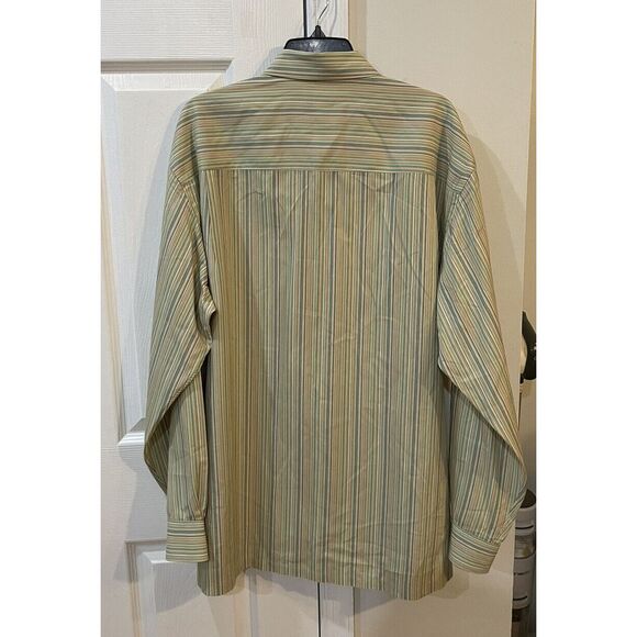 Tommy Bahama Long Sleeve Button Up Shirt Men's Sz XL Stripped Pocket - Picture 3 of 7